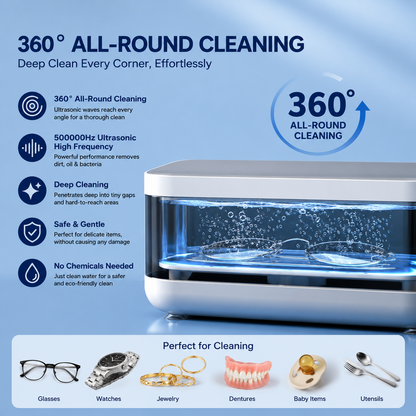 Mini Portable Ultrasonic Vibration Cleaning Machine