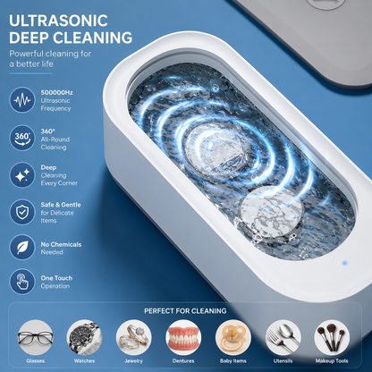 Mini Portable Ultrasonic Vibration Cleaning Machine