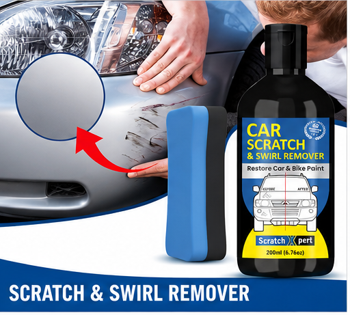 Car Body Scratch Remover And Repair Polishing Cream Kit With Sponge 200Ml(Pack Of 2)
