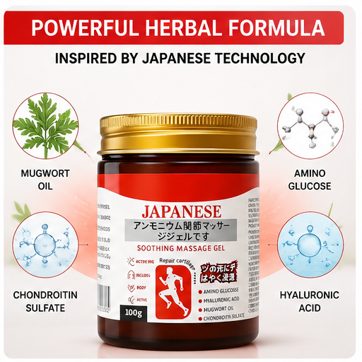 Japanese Massage Gel For Joint & Muscle Pain Relief (Pack Of 2)
