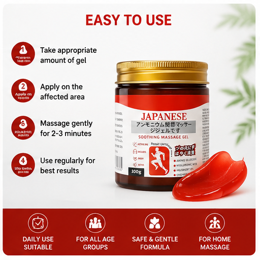 Japanese Massage Gel For Joint & Muscle Pain Relief (Pack Of 2)